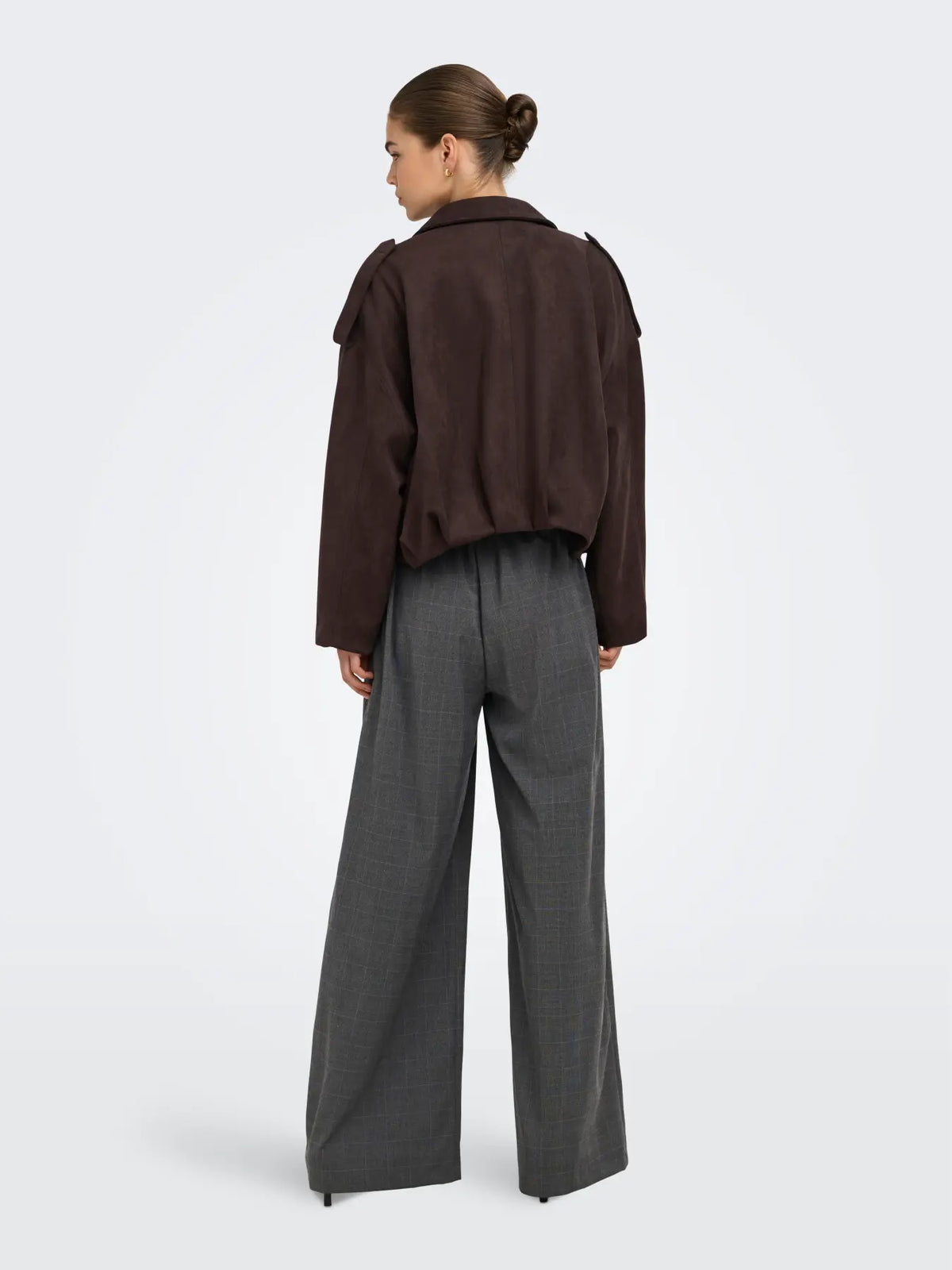Only pantalone ENIA 15376501 Dark Grey Melange
