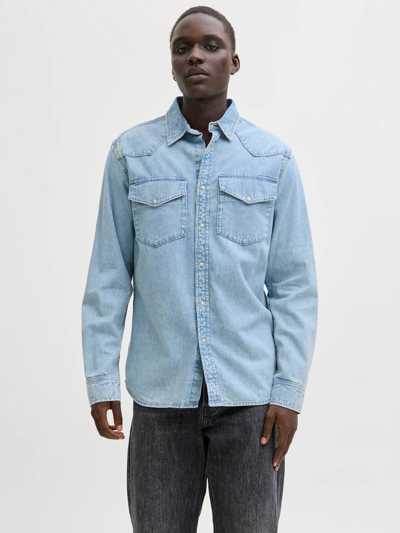 Jack & Jones uomo camicia WESTERN SHIRT AT 187 noos