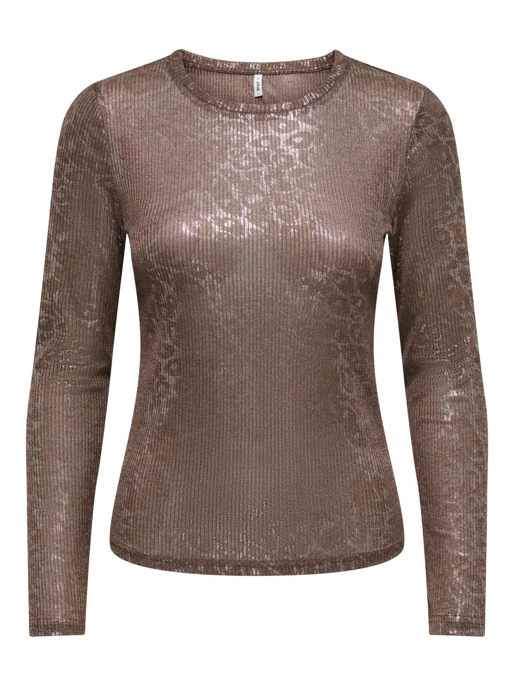 Only maglia MIRINDA 15383583 Coffee Bean Metal leo