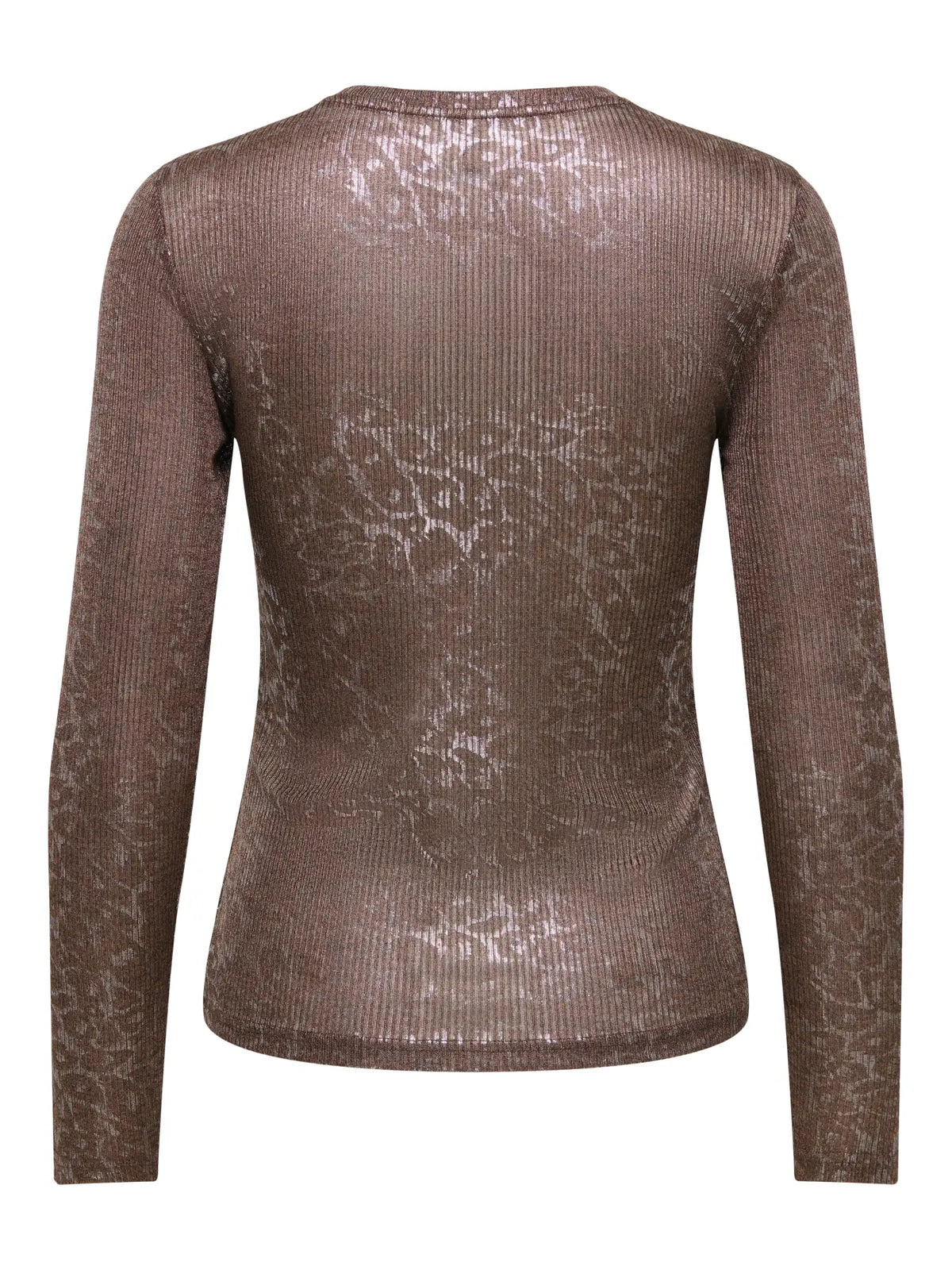 Only maglia MIRINDA 15383583 Coffee Bean Metal leo
