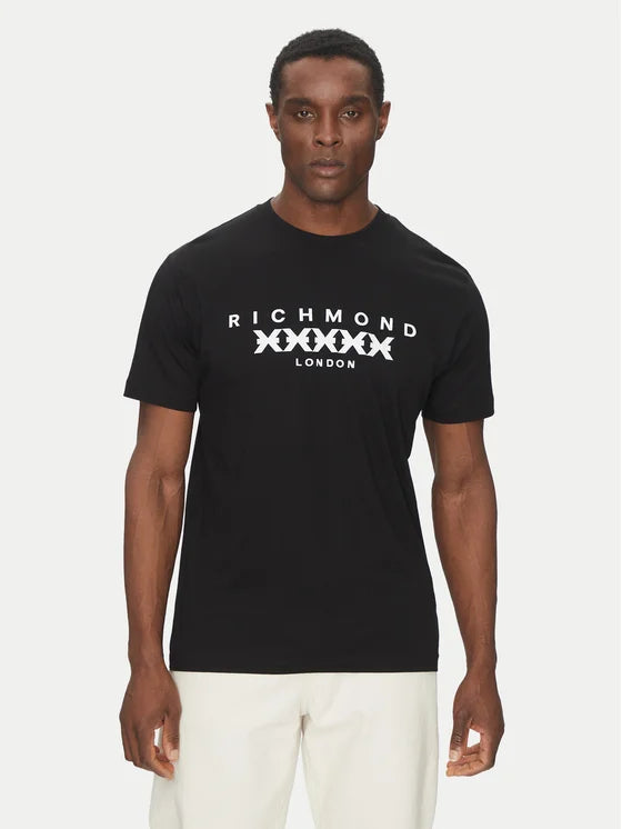 Richmond uomo t-shirt Zermik UMP25004TS White/Black