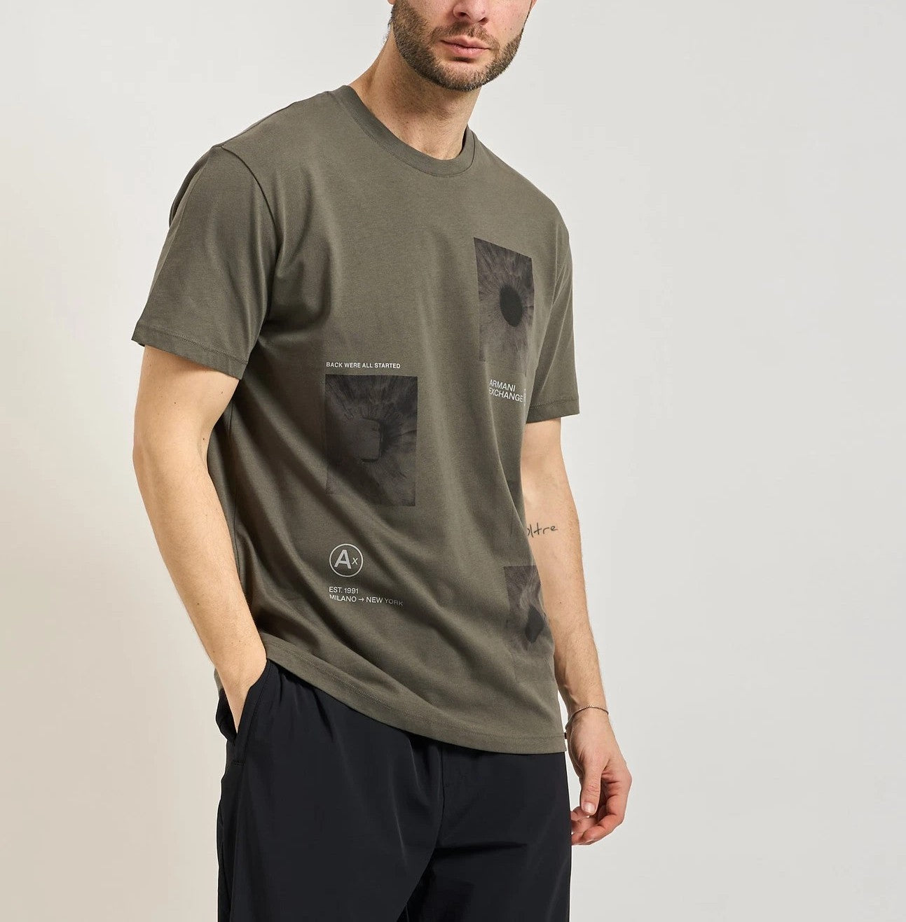 Armani Exchange uomo t-shirt XM002524 AF10334 U8144