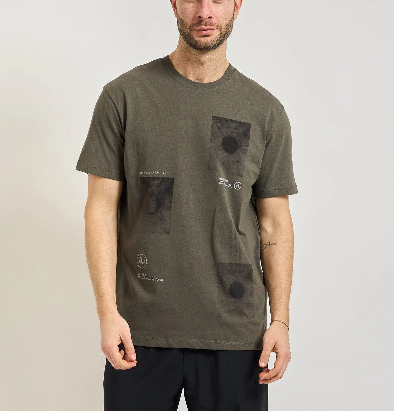 Armani Exchange uomo t-shirt XM002524 AF10334 U8144