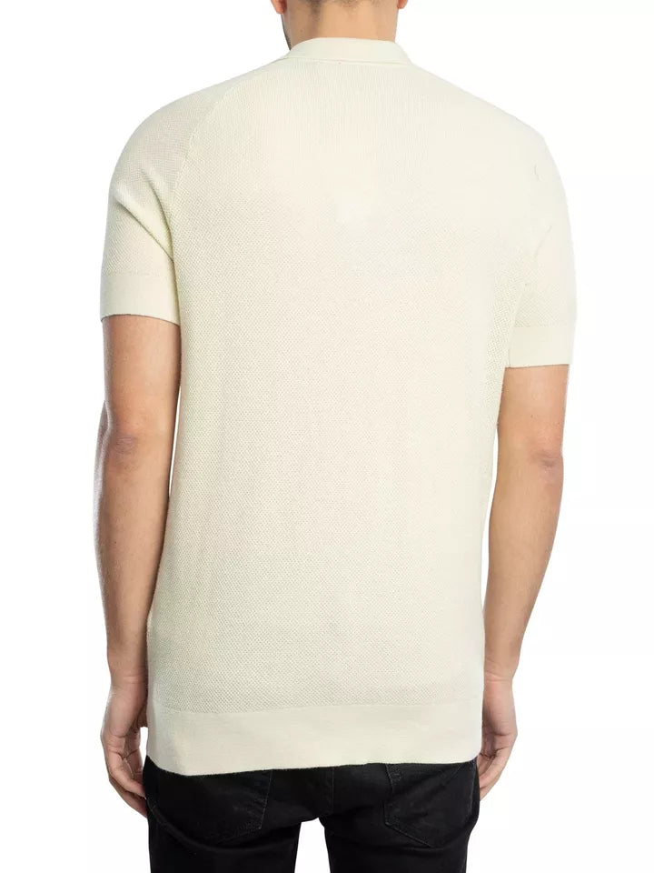 Lyle & Scott uomo maglia polo LinenBlend KN2215V x58