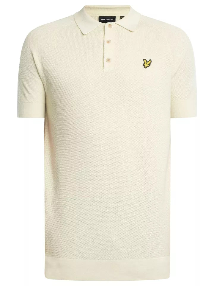 Lyle & Scott uomo maglia polo LinenBlend KN2215V x58