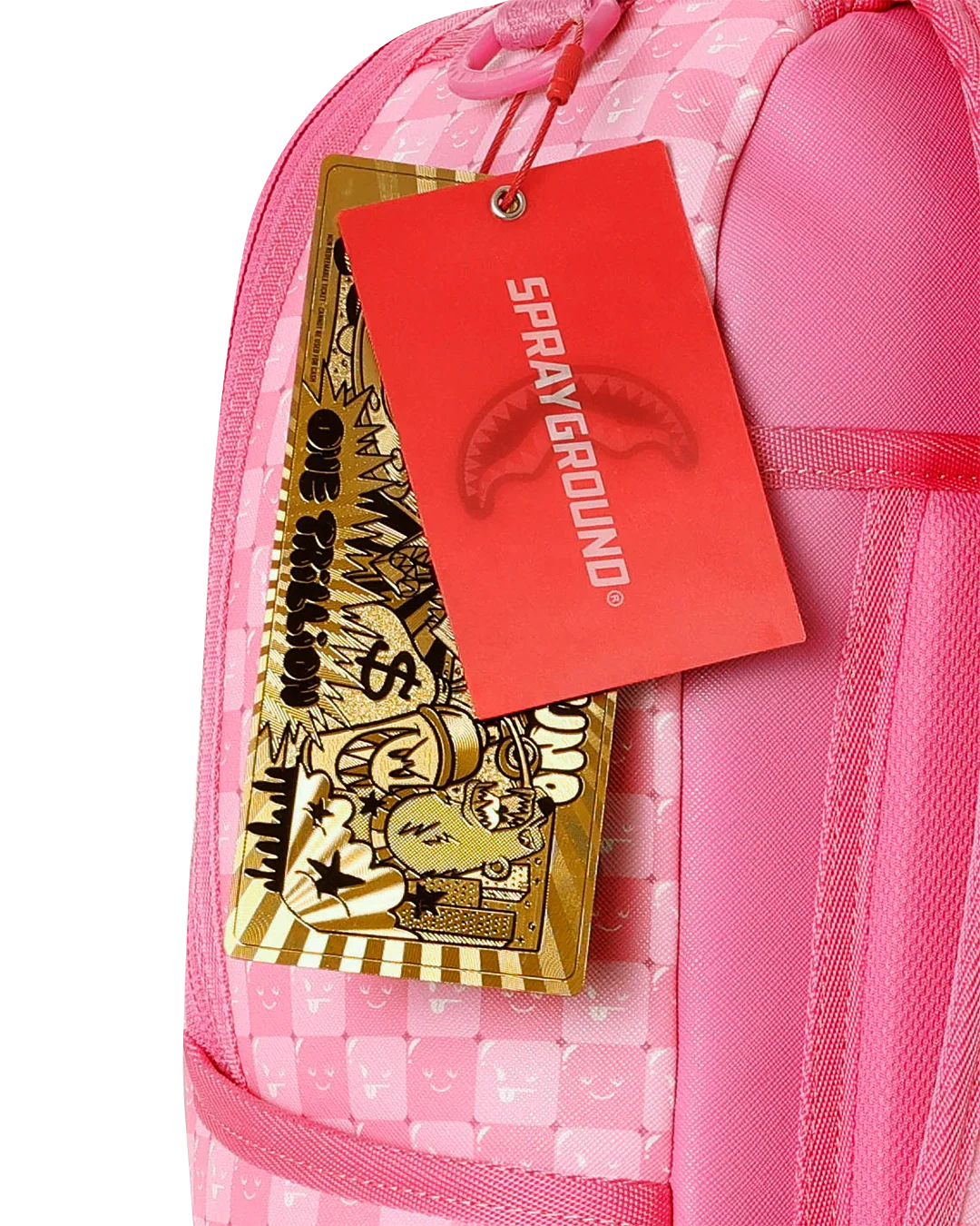 Sprayground zaino PINK NEW CHECK FACES B8715