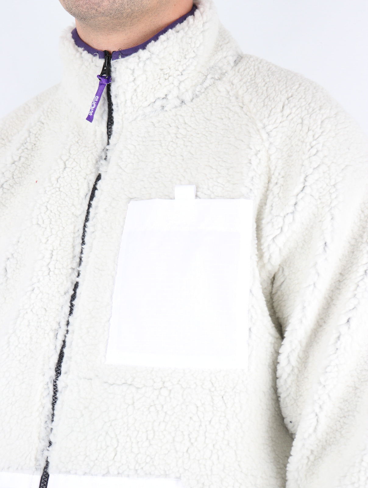 Octopus uomo felpa side sherpa zip 23WOSZ01