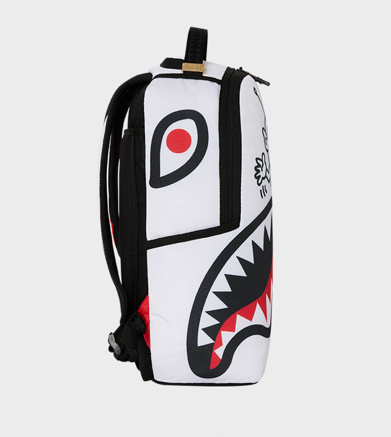 sprayground zaino Keith Harring Embossed Shark Handbag DLXSV 910B6913NSZ