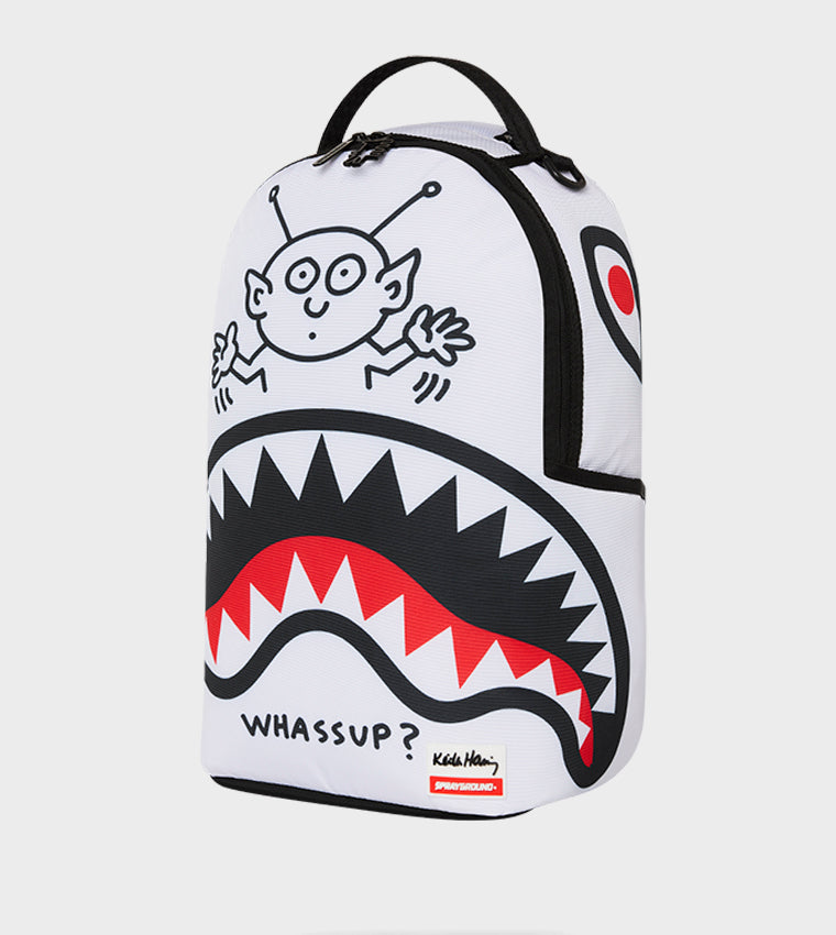 sprayground zaino Keith Harring Embossed Shark Handbag DLXSV 910B6913NSZ