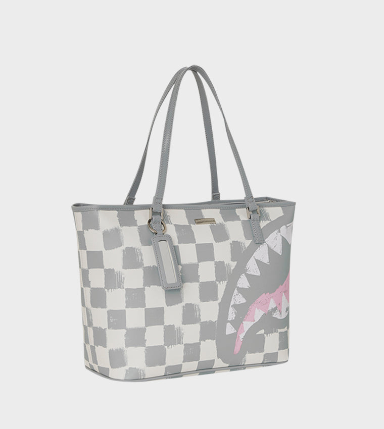 sprayground uomo borsa Vanquish Cream Tote Bag  910T6904NSZ