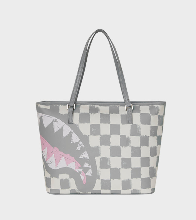 sprayground uomo borsa Vanquish Cream Tote Bag  910T6904NSZ