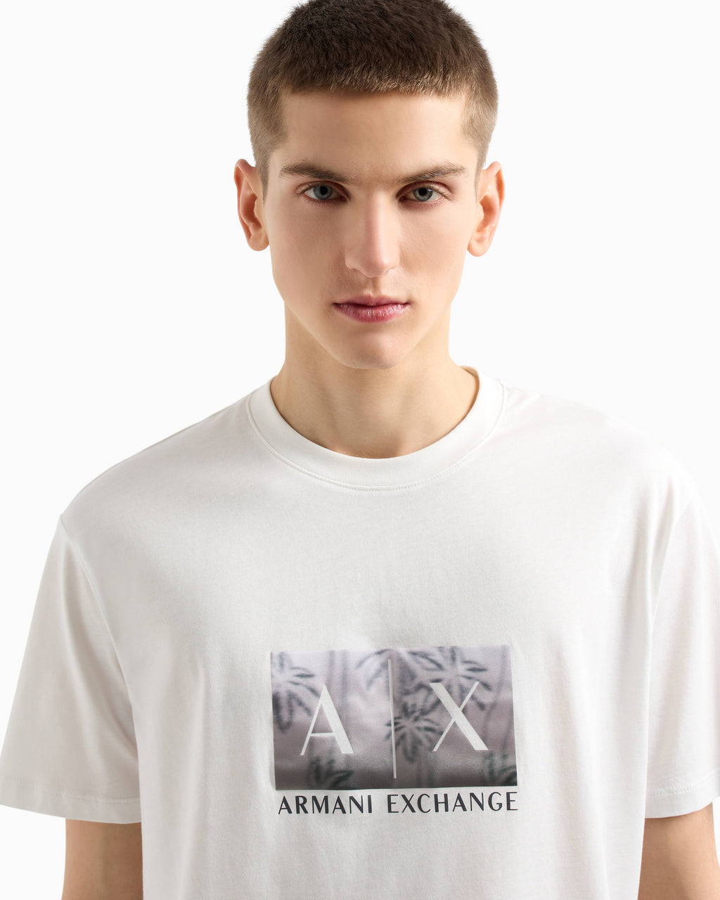 Armani Exchange uomo t-shirt XM000555AF10358 U009 Bianco
