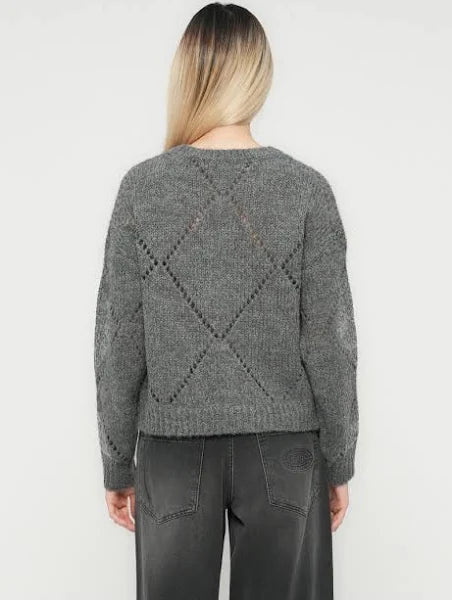 Only donna maglia Kansas Life 15358402 Medium Grey