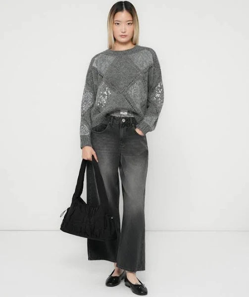 Only donna maglia Kansas Life 15358402 Medium Grey