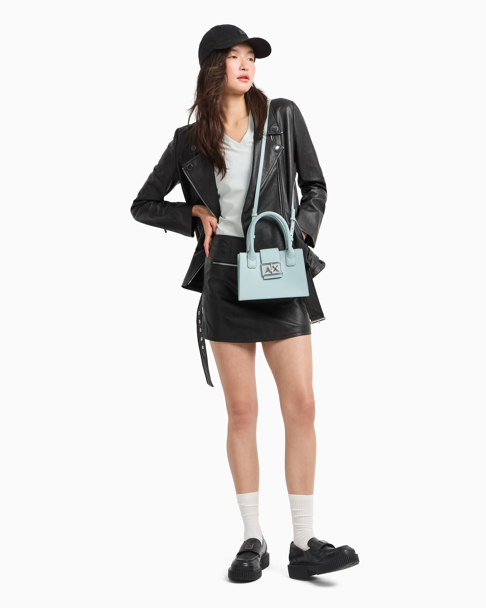 Armani Exchange donna borsa XW000306AF12039 U8027 Azzurro