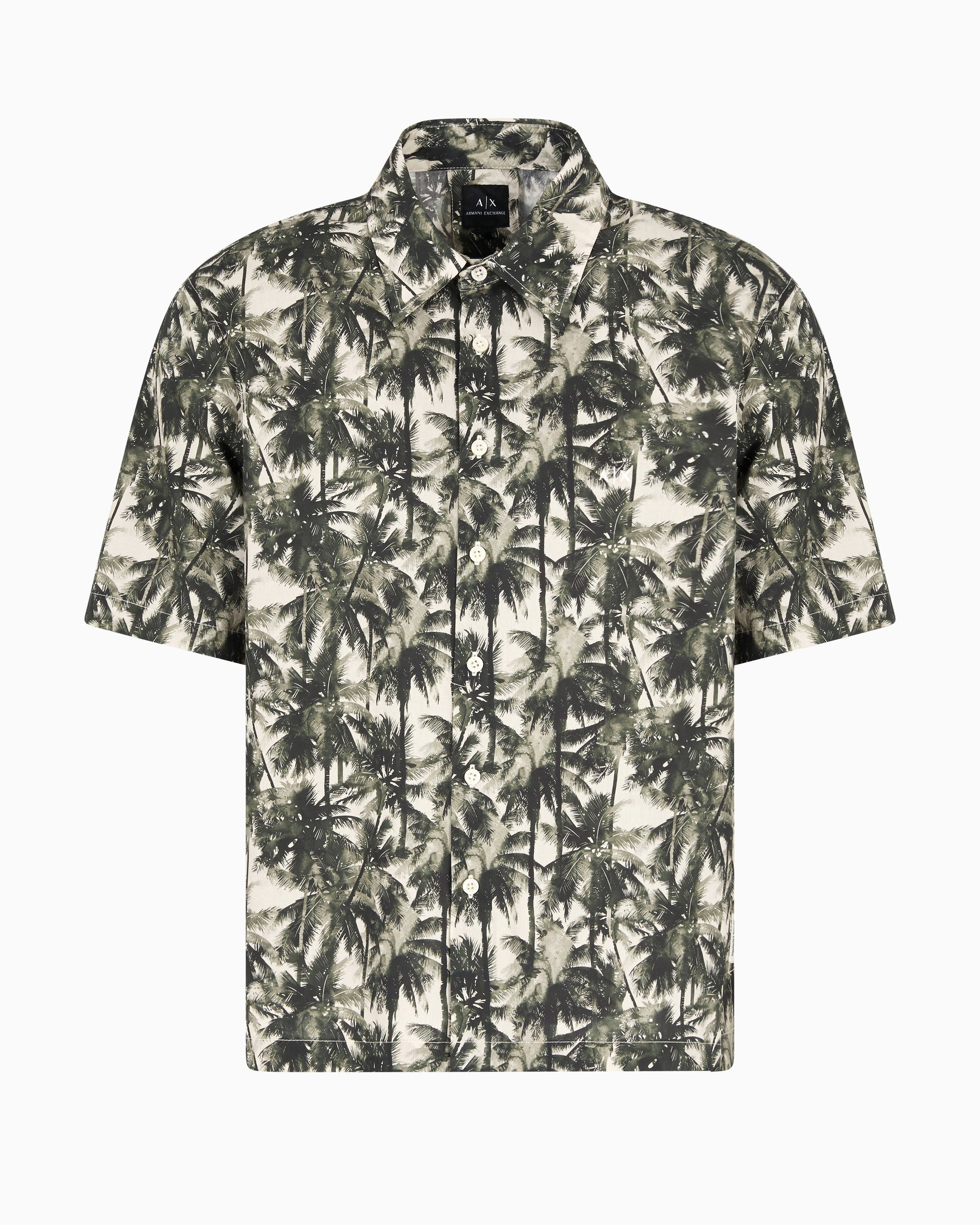Armani Exchange uomo camicia XM001240AF14869 F0039 Palme