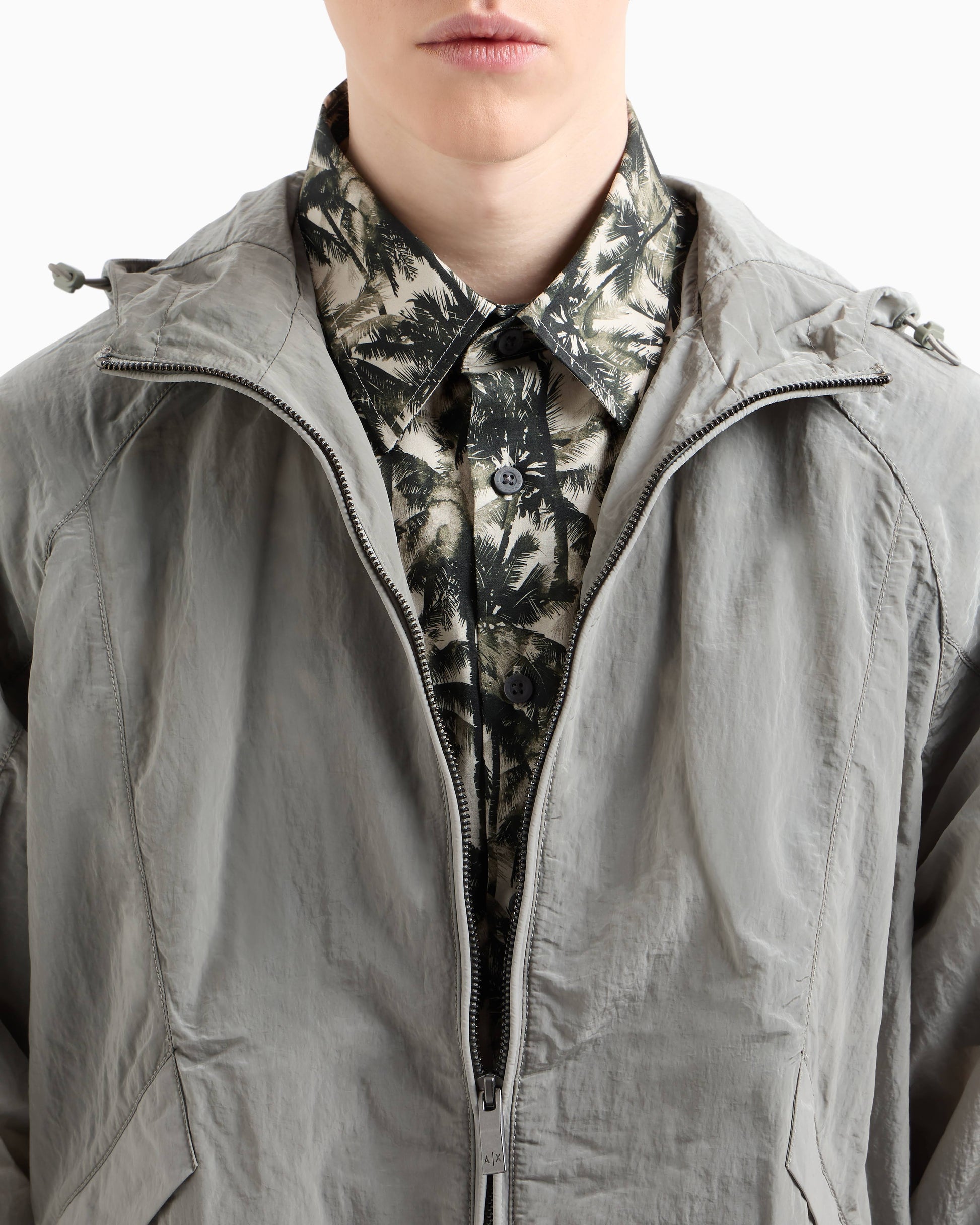 Armani Exchange uomo camicia XM001240AF14869 F0039 Palme