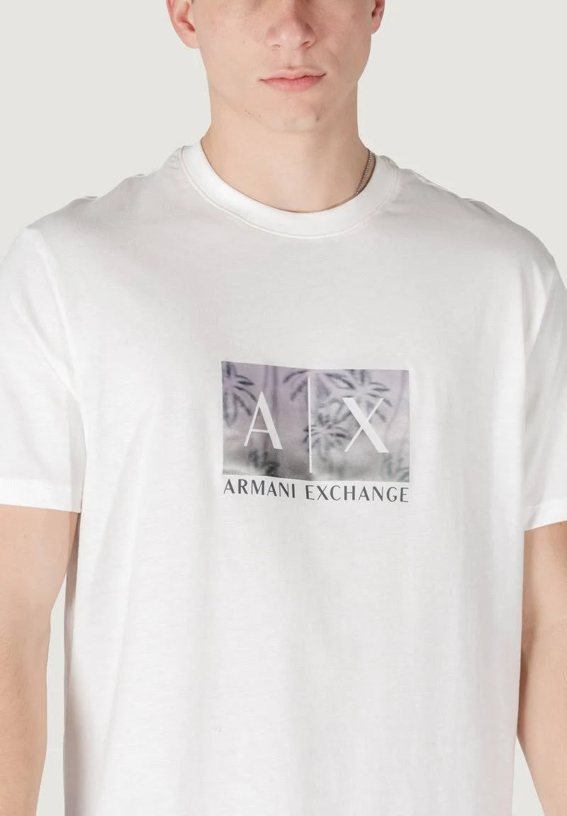Armani Exchange uomo t-shirt XM000555AF10358 U009 Bianco