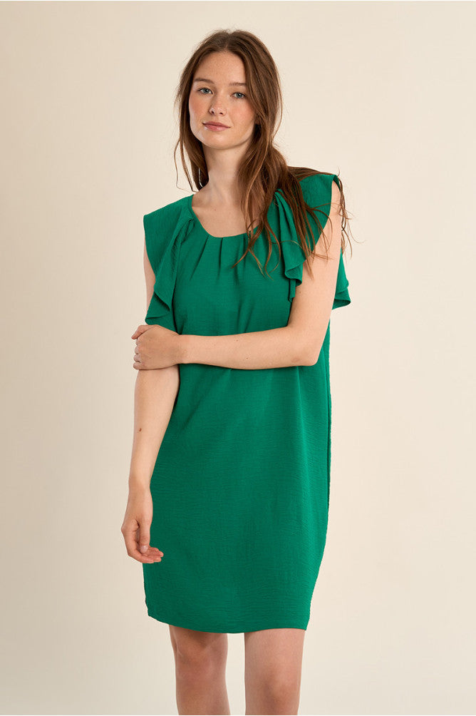 Molly Bracken donna abito LADIES WOVEN P959EE GREEN
