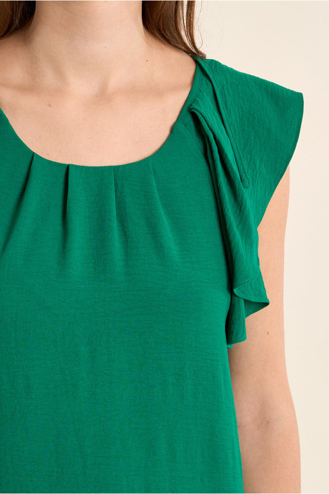 Molly Bracken donna abito LADIES WOVEN P959EE GREEN