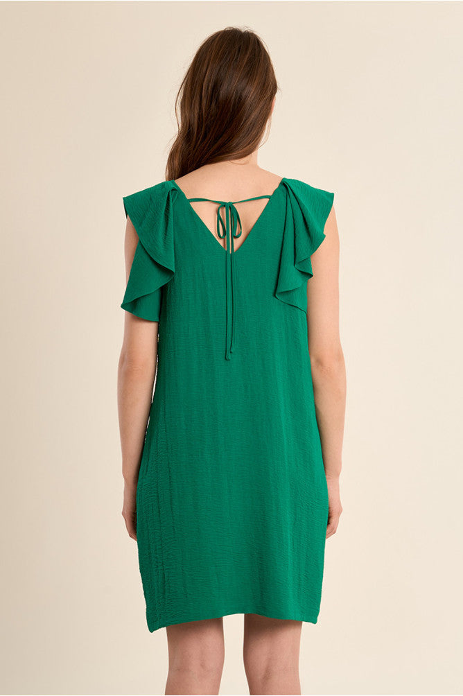 Molly Bracken donna abito LADIES WOVEN P959EE GREEN