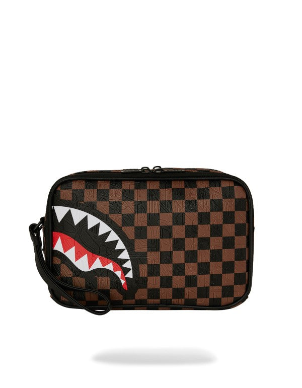 Sprayground uomo borsa CHECK 2 EMBOSS TOILETRY BAG