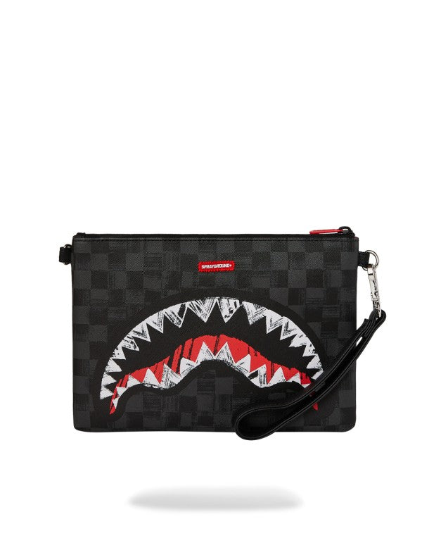 Sprayground uomo borsa SCRIBBLE SHARK CROSSOVER