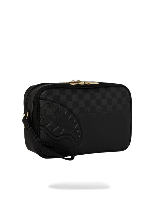 Sprayground uomo borsa SPRITZ BLACK TOILETRY BAG