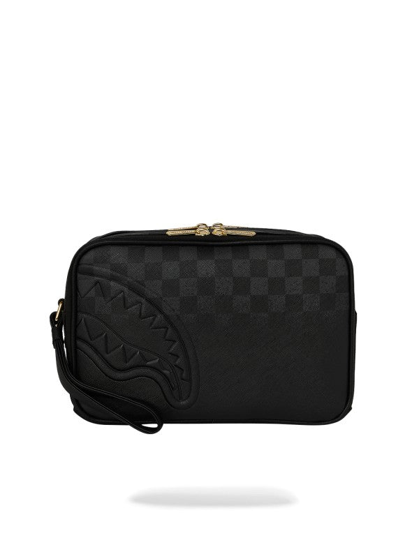 Sprayground uomo borsa SPRITZ BLACK TOILETRY BAG
