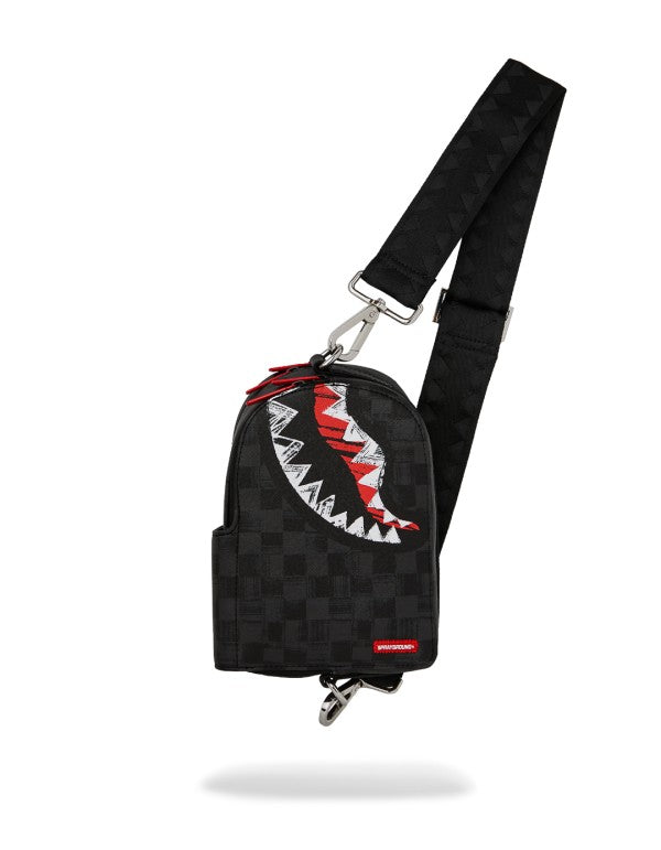 Sprayground uomo borsa SCRIBBLE SHARK BACKPACK