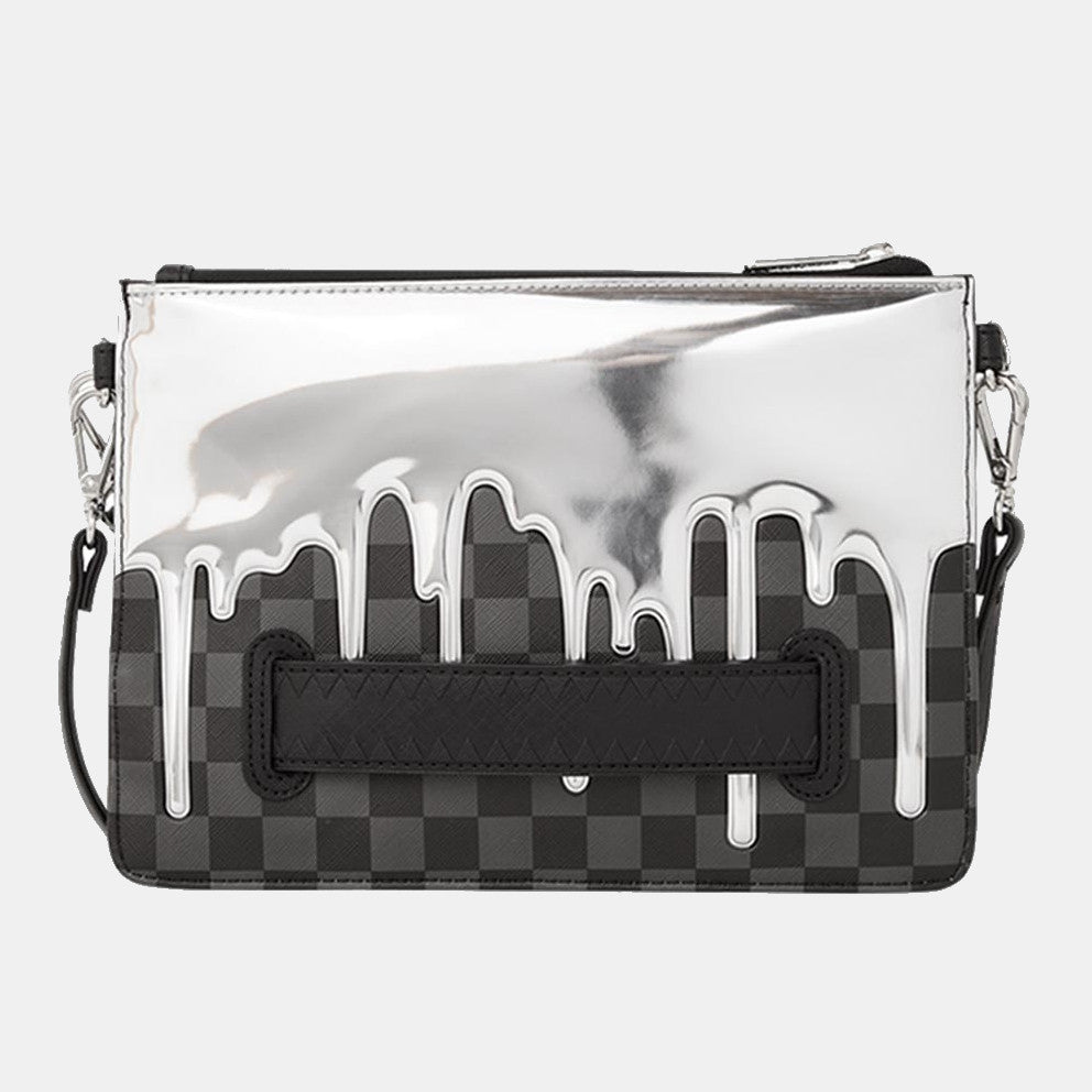 sprayground Metallic Drip Sharks In Paris Clutch 910B6866NSZ