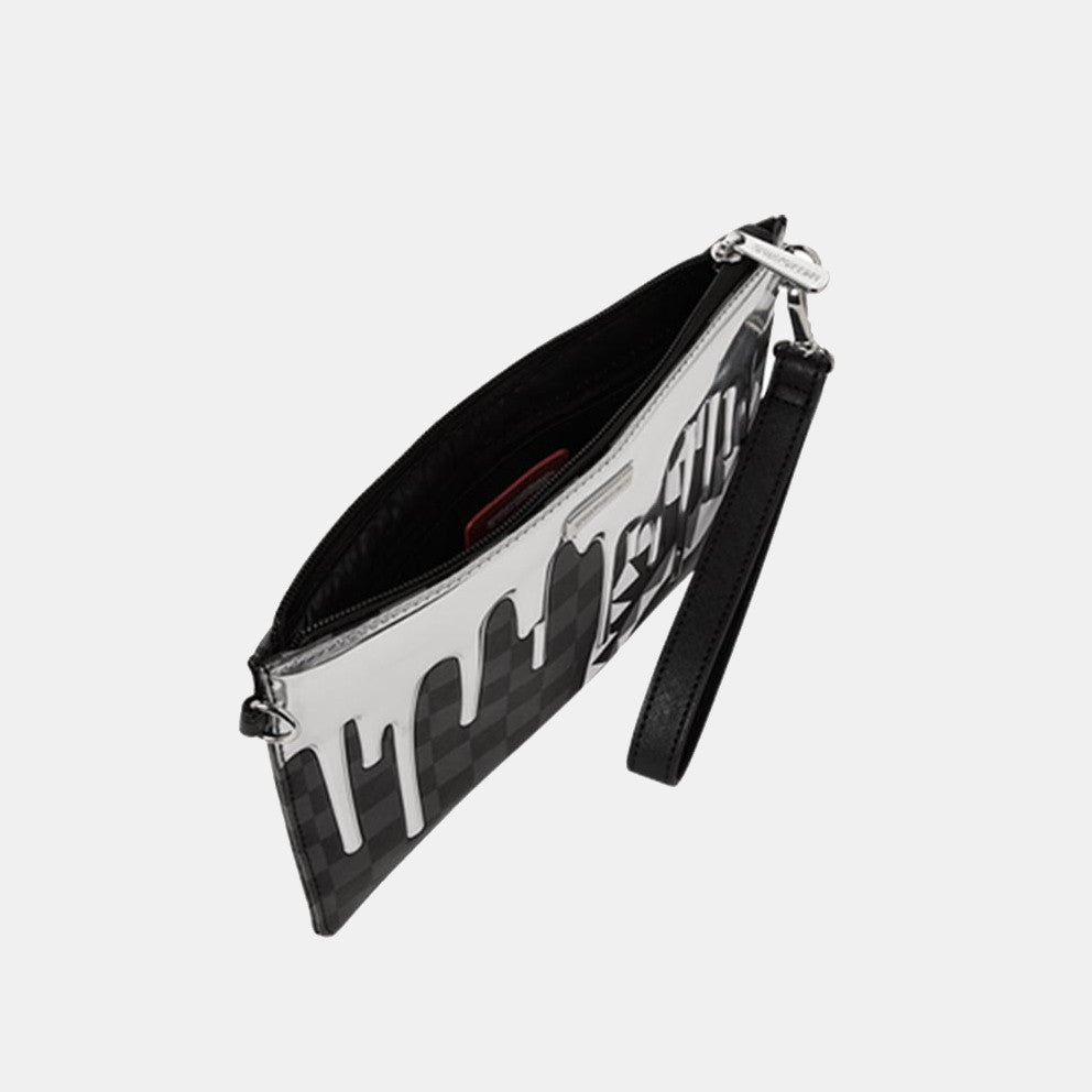 sprayground Metallic Drip Sharks In Paris Clutch 910B6866NSZ