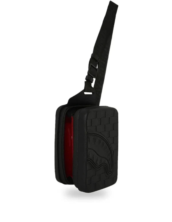 Sprayground zaino monospalla RAISED CHECK HARD SHELL B9557