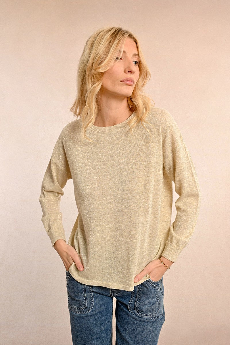 molly bracken donna maglia TR141CH cream