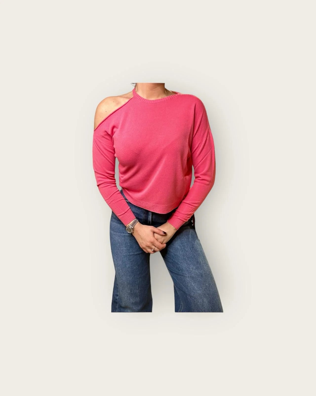 Vicolo donna maglia 22006B Geranio