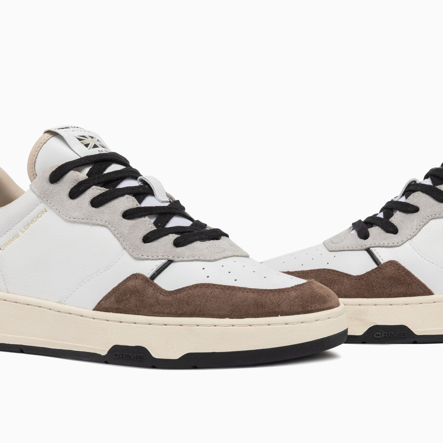 Crime uomo scarpa Timeless Sarck Coffee 15300AA7B