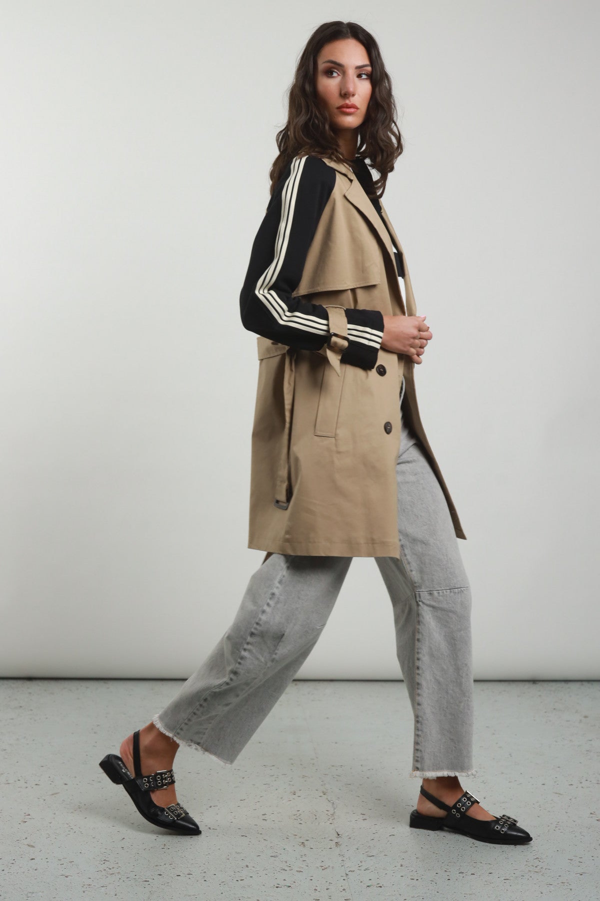 Susy Mix donna trench SP0074