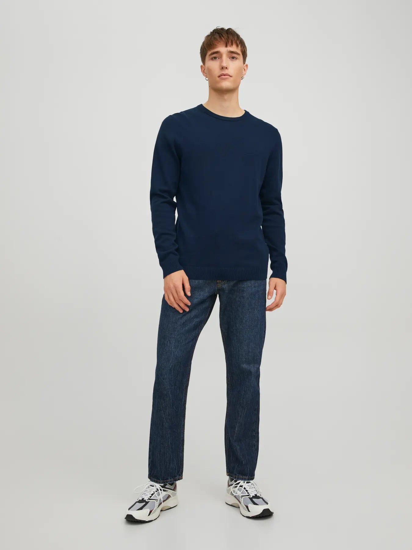 Jack & Jones uomo maglia Basic 12137190 Navy Blazer