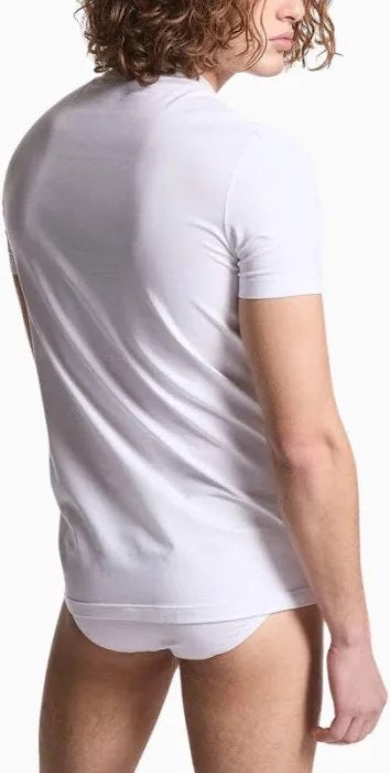 Disquared uomo t-shirt Rounf Neck D9M205720 100 bian