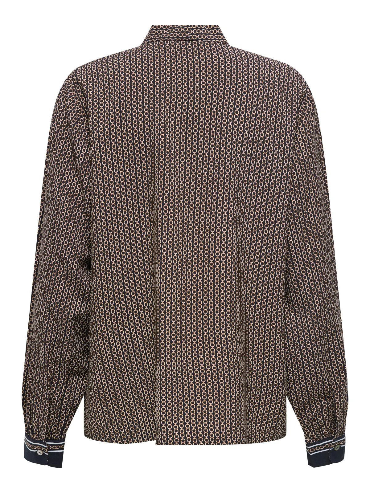 Only donna t-shirt Veda Border 15357486 Black