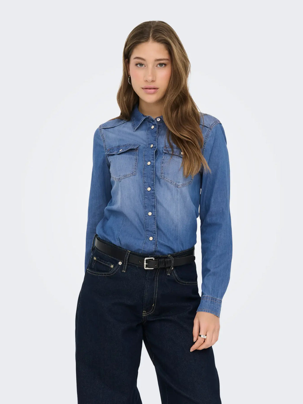 Only donna camicia Alexa Denim 15315185 noos