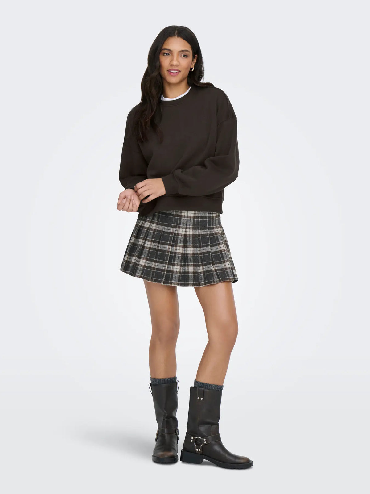 Only short CHELSEA SKORT 15328841 Black white
