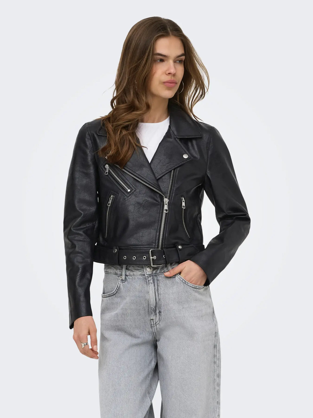 Only giubbino VERA FAUX 15232135 Black