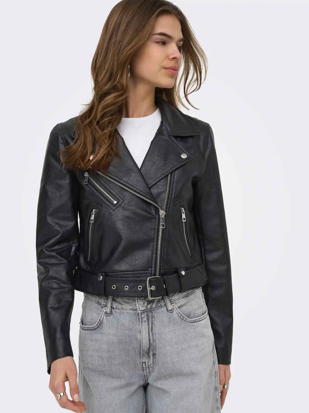 Only giubbino VERA FAUX 15232135 Black