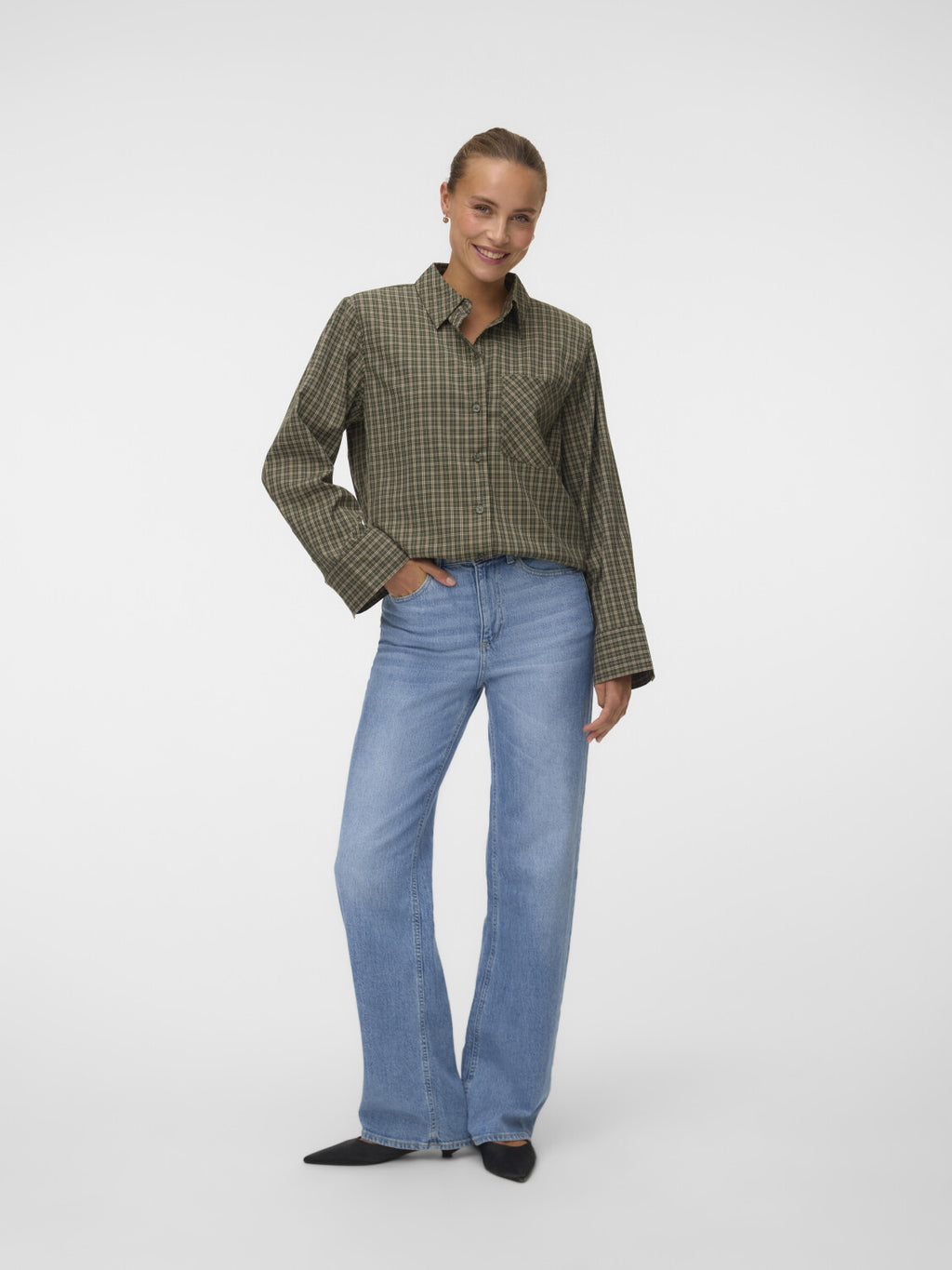 Vero Moda camicia KARA 10351600 Chocolate Tort