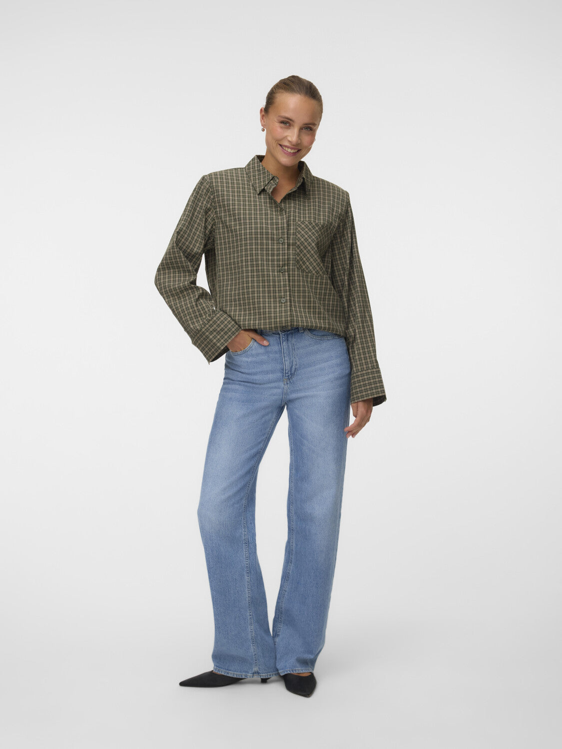 Vero Moda camicia KARA 10351600 Chocolate Tort