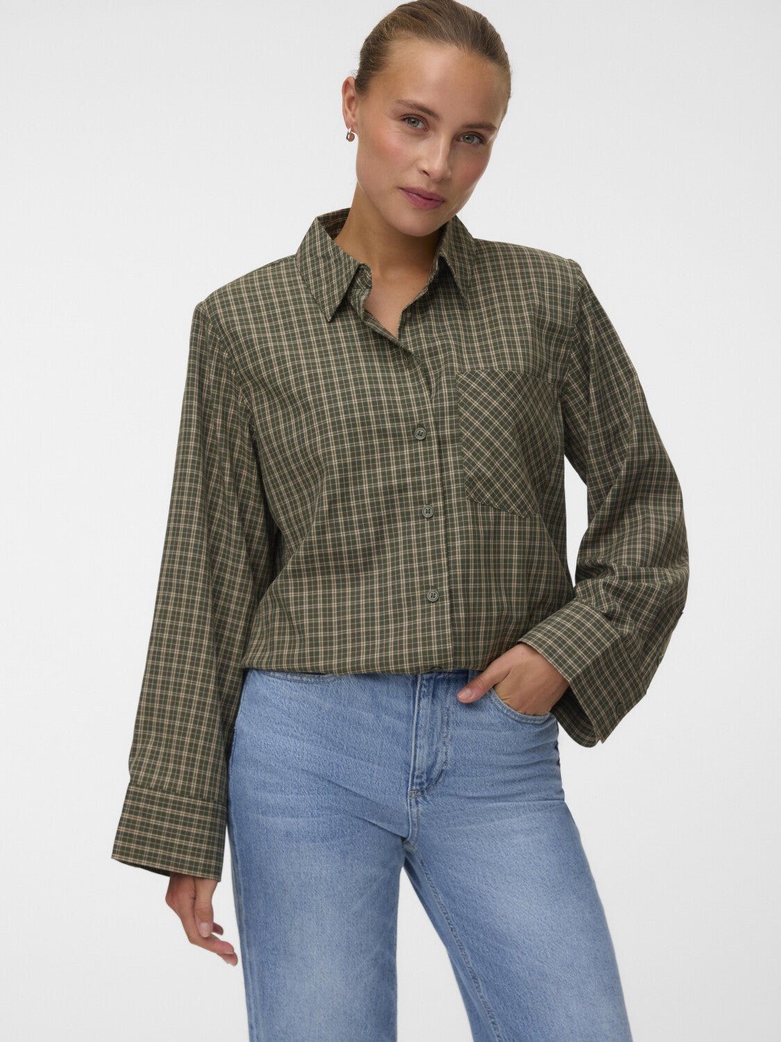 Vero Moda camicia KARA 10351600 Chocolate Tort
