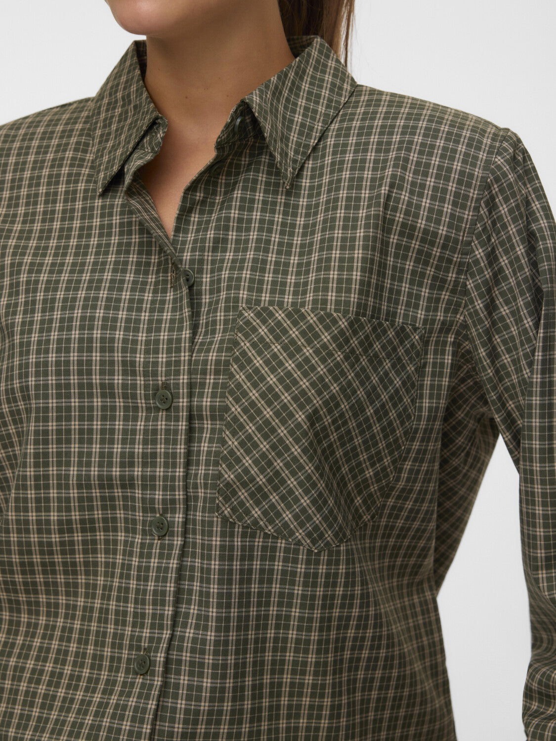 Vero Moda camicia KARA 10351600 Chocolate Tort
