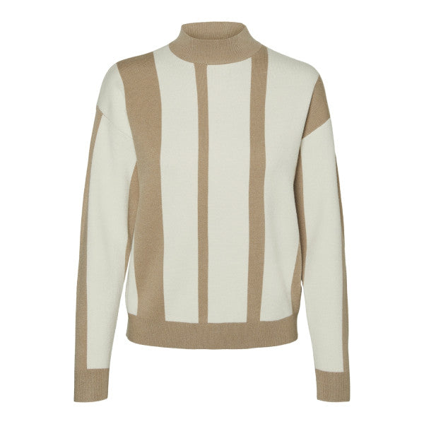 vero moda donna maglia gold new art 10311357 silvermink birch