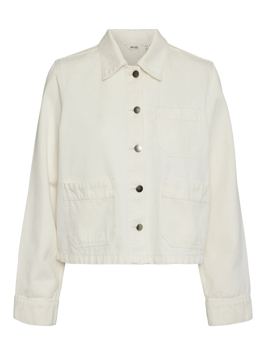 Vero Moda donna giubbino jeans&nbsp; Francine Pocket 10306292 Ecru
